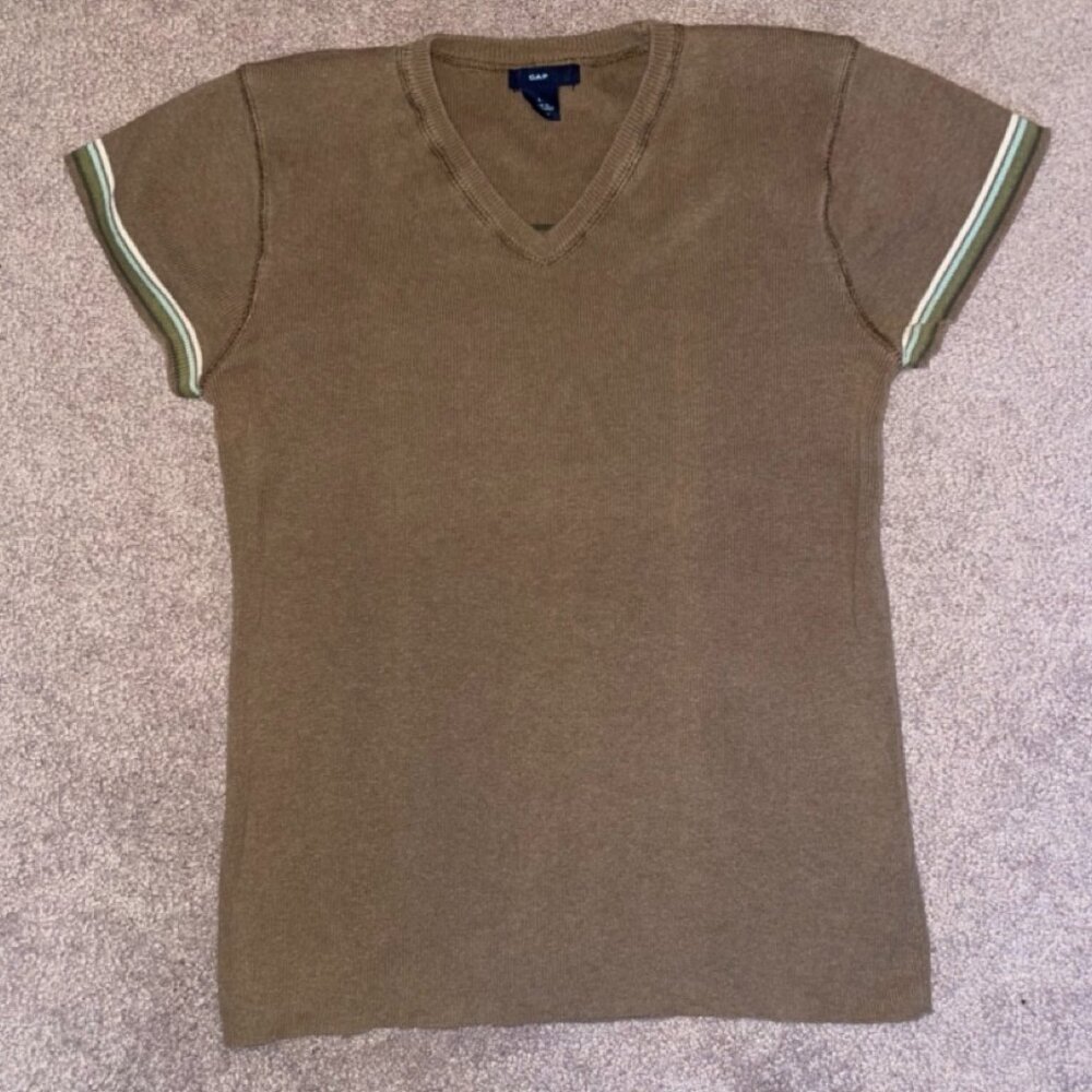 Y2K GAP cap sleeve top